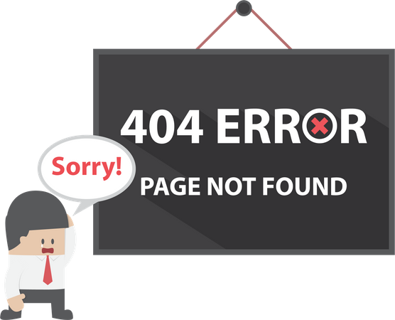 Page not found  Illustration