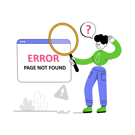 Page Not Found  Illustration