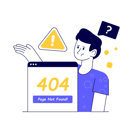 Page Not Found  Illustration