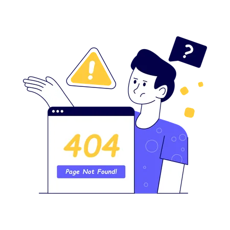 Page Not Found  Illustration