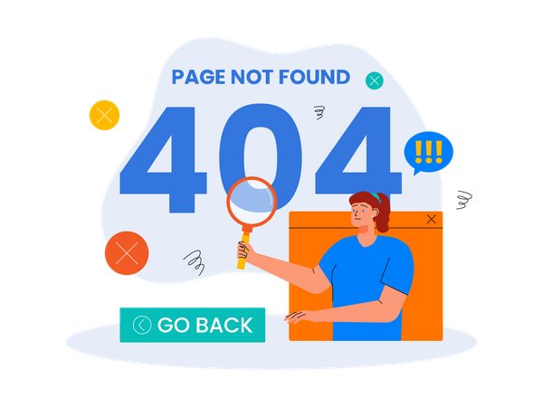 Page Not Found  Illustration