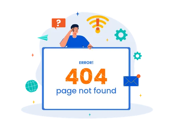 Page Not Found  Illustration