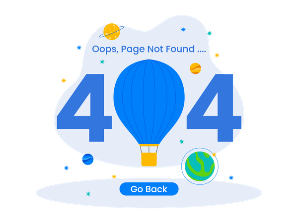 Page Not Found  Illustration