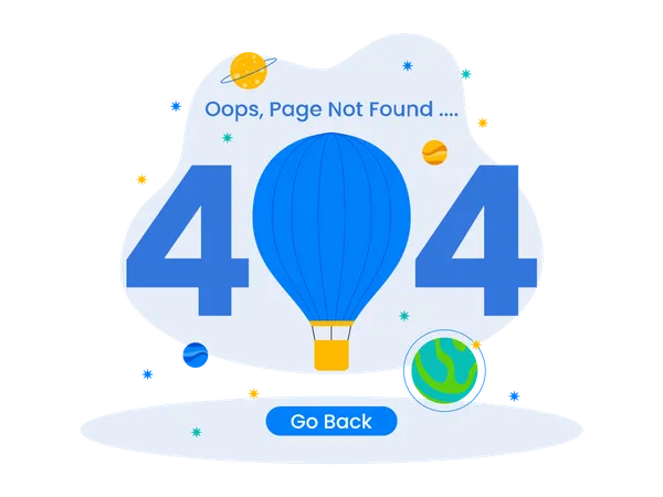 Page Not Found  Illustration