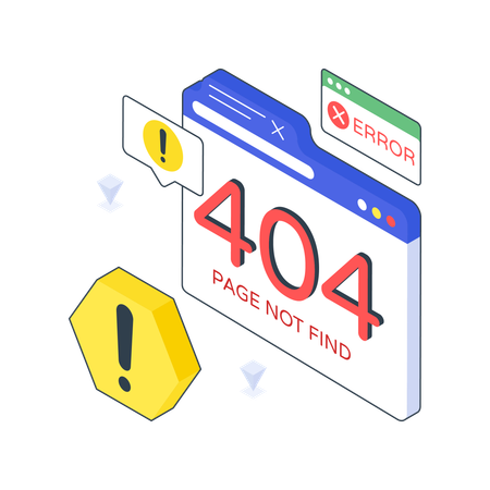 Page Not Found  Illustration