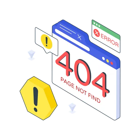 Page Not Found  Illustration