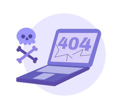 Page Not Found  Illustration