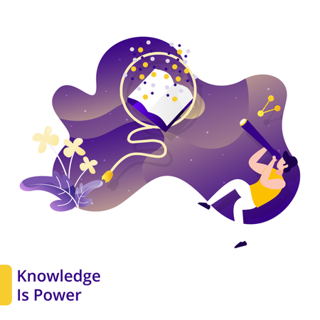 Página de inicio de El conocimiento es poder  Ilustración
