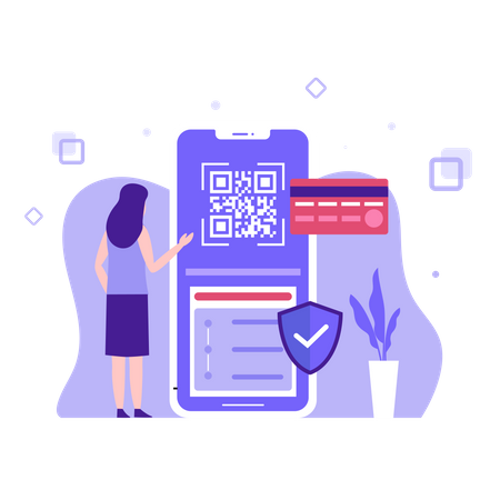 Pago qr  Ilustración