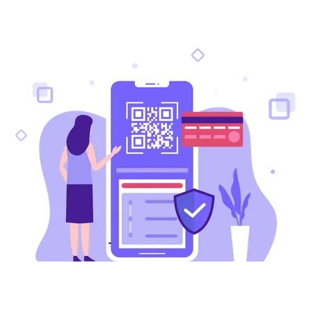 Pago qr  Ilustración