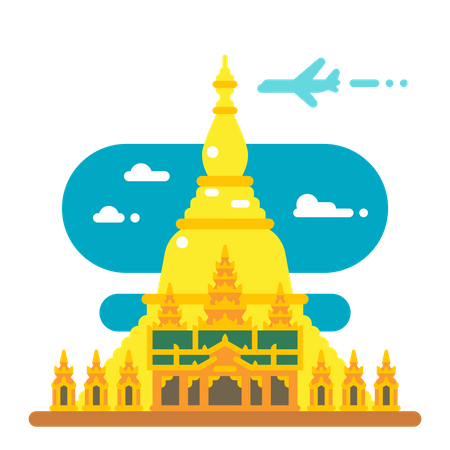 Pagoda Shwedagon  Ilustración