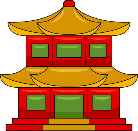 Pagoda  Illustration