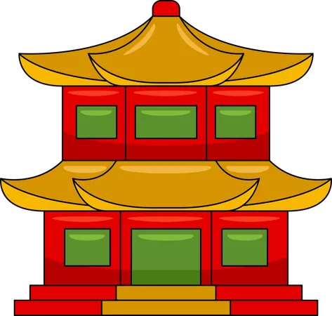 Pagoda  Illustration