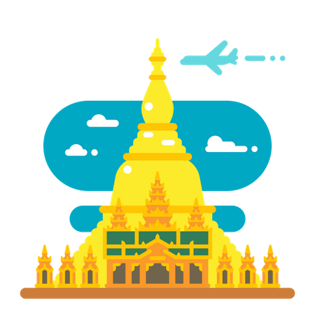 Pagode Shwedagon  Illustration