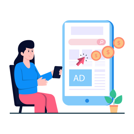 Paid Advertising  Illustration