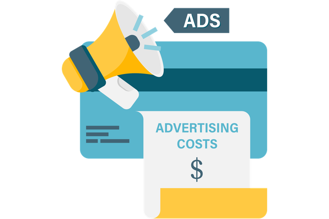 Paid advertising  Illustration