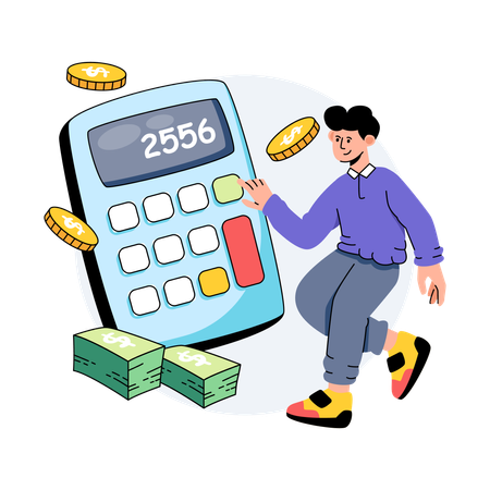 Calcul du paiement  Illustration