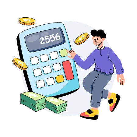 Calcul du paiement  Illustration