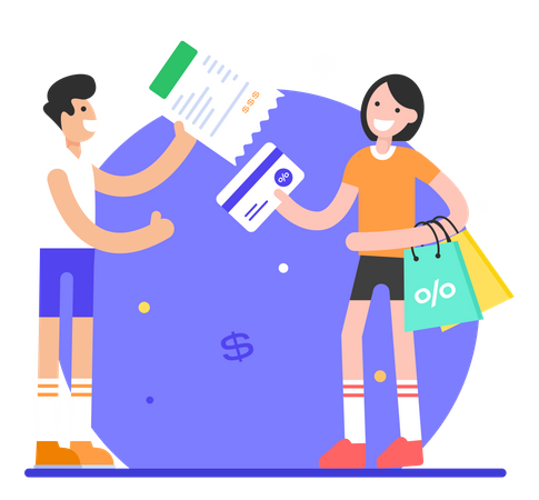 Paiement de factures  Illustration
