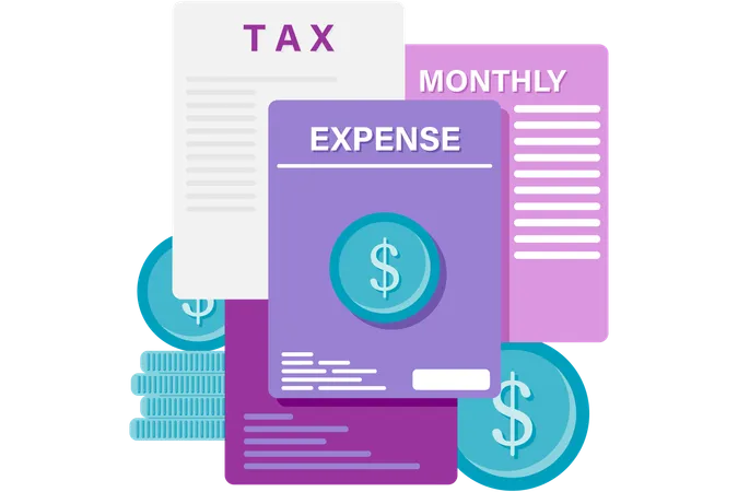 Paiement de la taxe professionnelle  Illustration