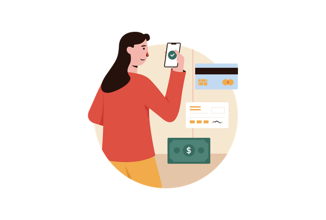 Paiement des factures d'hôpital en ligne  Illustration