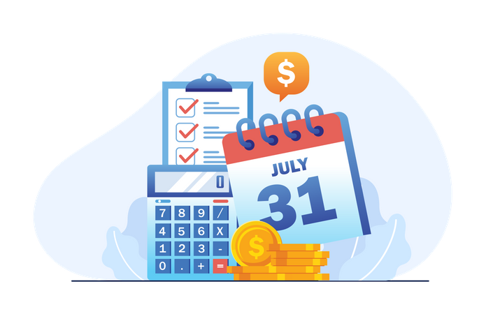 Paiement du salaire  Illustration