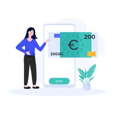 Paiement en ligne  Illustration