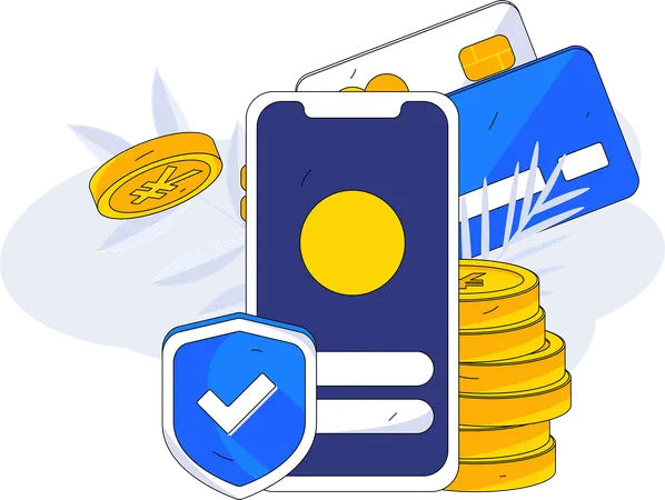 Paiement mobile  Illustration