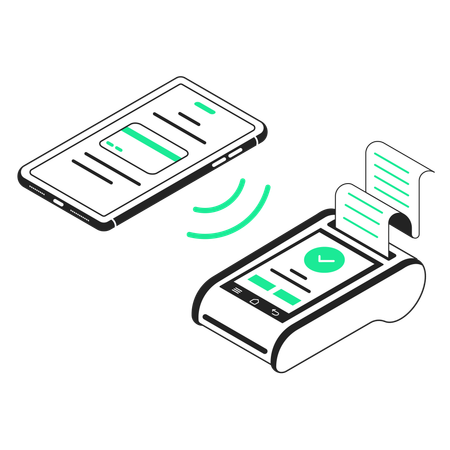 Paiement NFC  Illustration