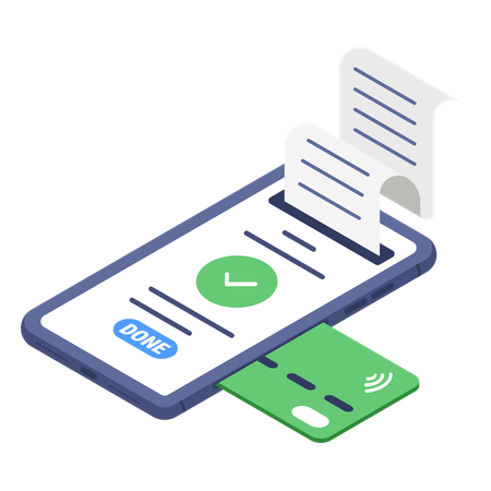 Paiement NFC  Illustration