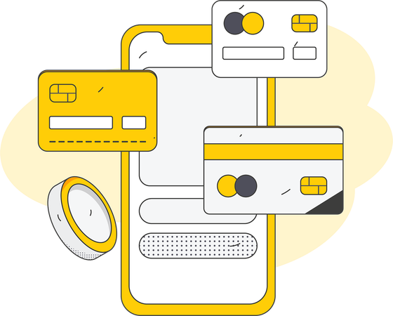 Paiement numérique  Illustration