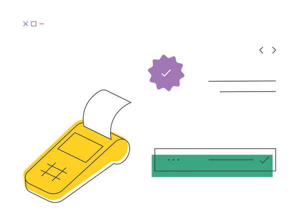 Paiement numérique  Illustration