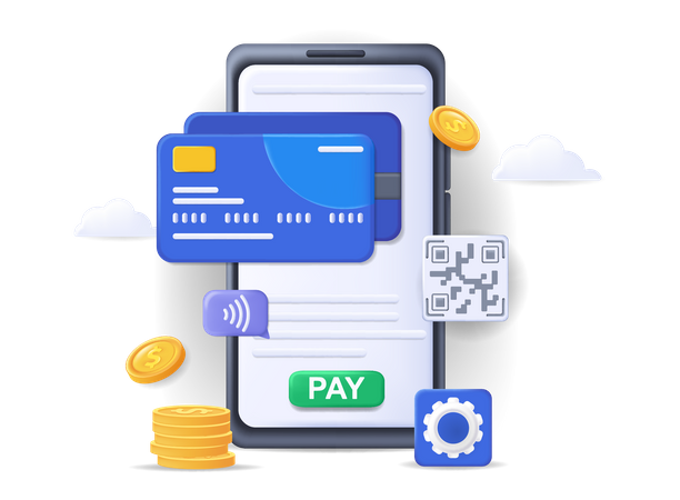 Paiement numérique  Illustration