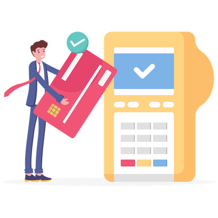 Paiement numérique  Illustration