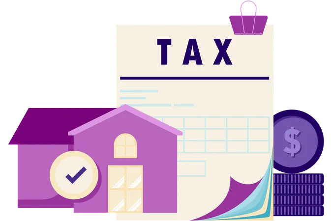 Paiement de la taxe d'habitation  Illustration