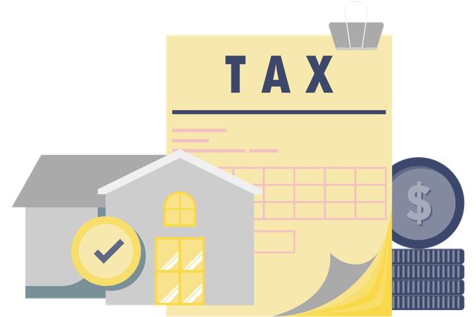 Paiement de la taxe d'habitation  Illustration