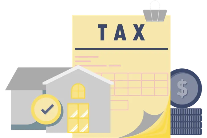 Paiement de la taxe d'habitation  Illustration