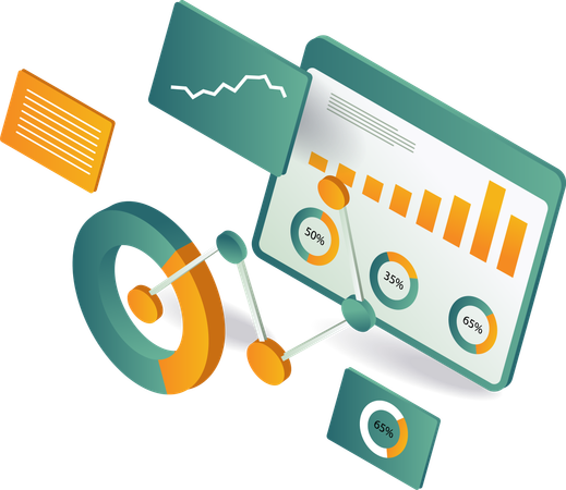 Painel de Gestão de Desenvolvimento de Negócios  Illustration