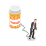 drug addiction illustration