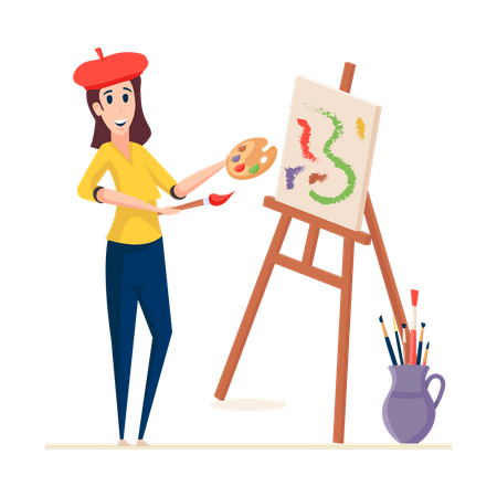 Painter  Illustration