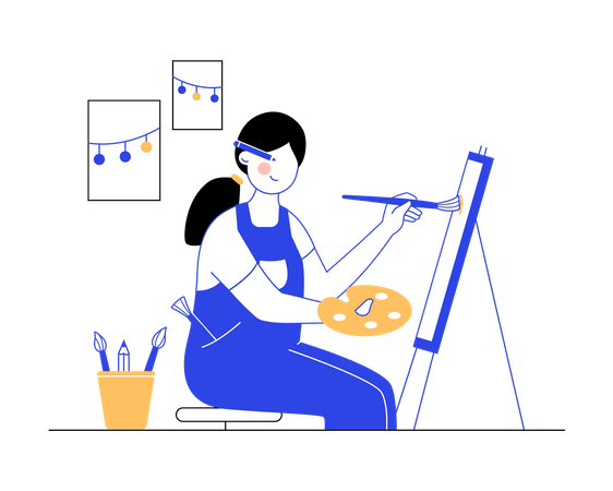 Painter  Illustration