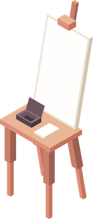 Painting Board  イラスト