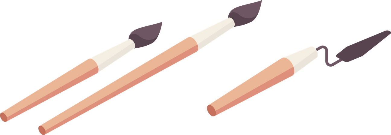 Painting Brush  イラスト