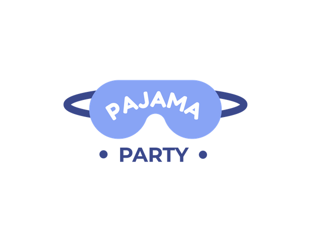Pajama party  Illustration