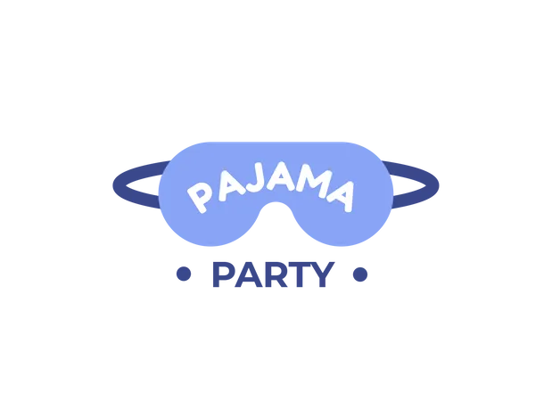 Pajama party Illustration