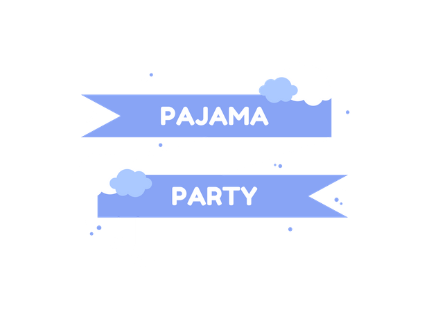 Pajama party  Illustration