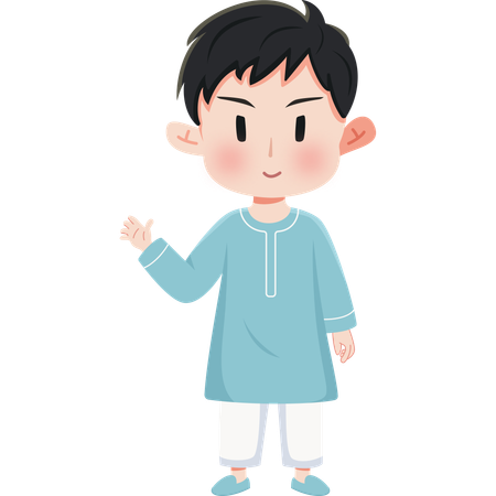 Pakistan Shalwar Kameez  Illustration