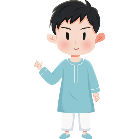 Pakistan Shalwar Kameez  Illustration