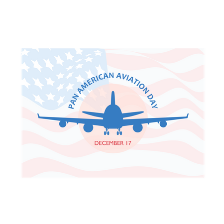 Pan American aviation day  Illustration