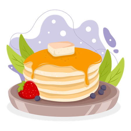 Pancake  Illustration